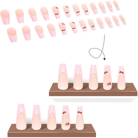 24pcs Luxury Press-on nails - Picture 9 of 11